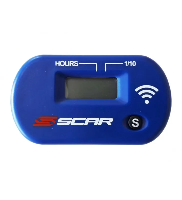 Retour Gratuit Compteur d'heures SCAR Sans-fil avec Velcro bleu