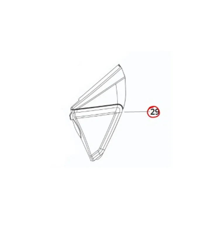 CARENAGE BOITE A AIR FANTIC XX XE 125 GRIS Commander Maintenant