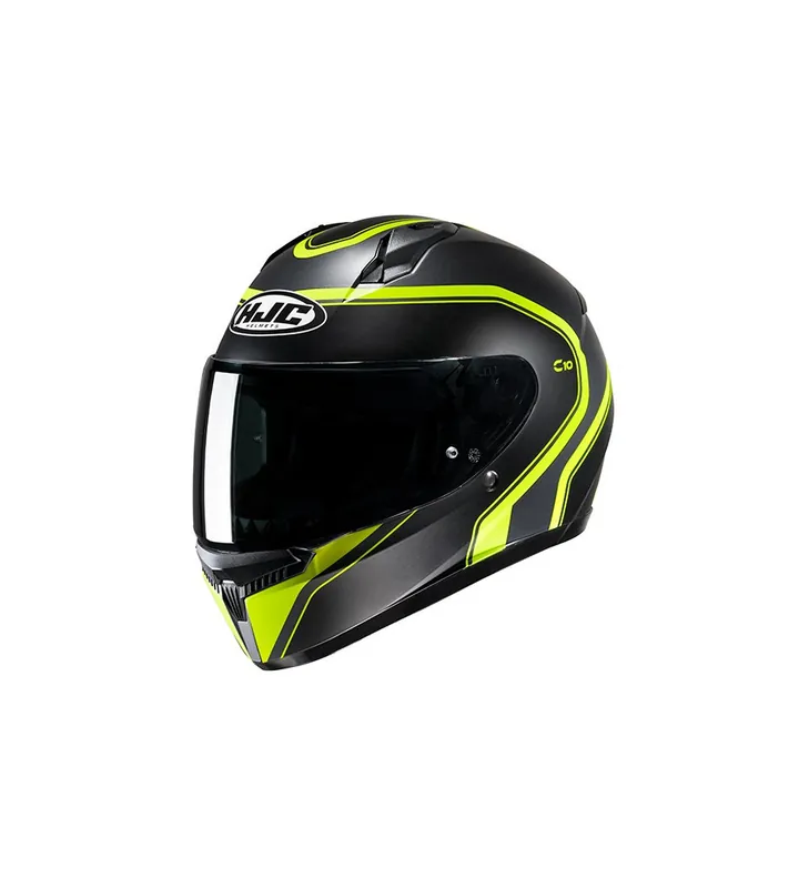CASQUE HJC C10 ELIE MC3HSF JAUNE NOIR Nouvelle Collection