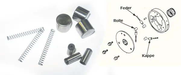 Kit de réparation Roue-Libre pour Kawasaki GT 750 cardan 1986-87 Prix Réduit