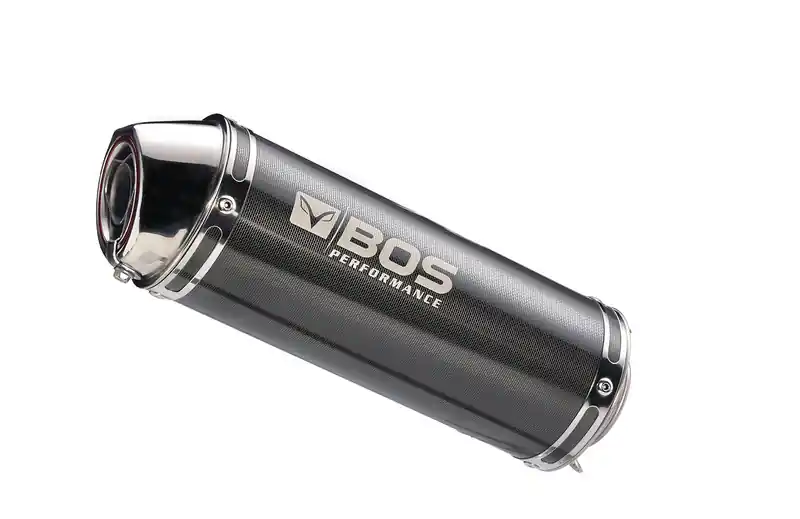 Soldes Bos silencieux Midget Hyper inox look carbone Honda CBR600F 2011