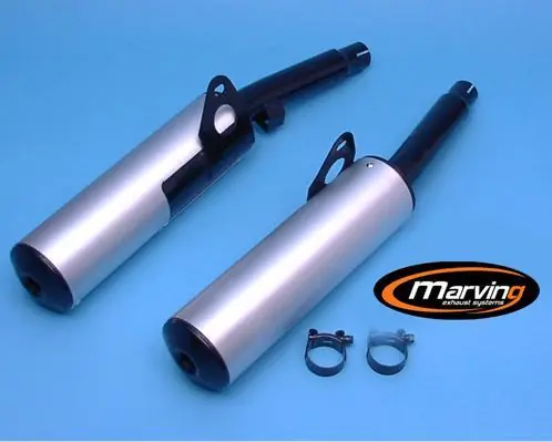 Silencieux Marving acier noir et alu pour Xj 600 84/91 51J Achat Immédiat