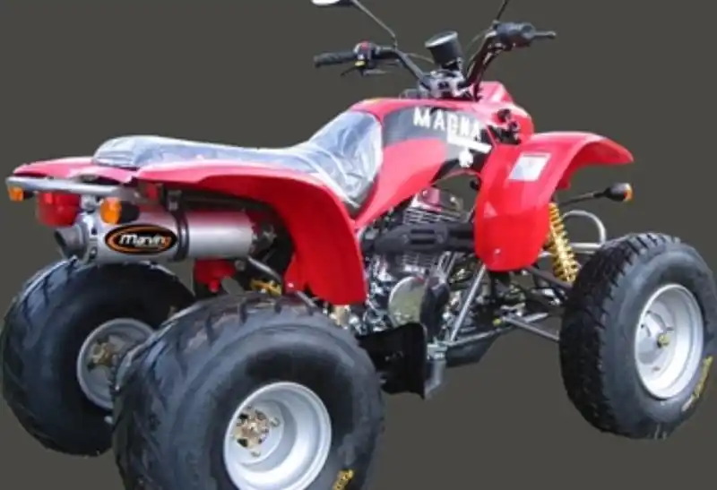 Silencieux Marving rond alu pour quad Barossa 250 2004> Offre Spéciale