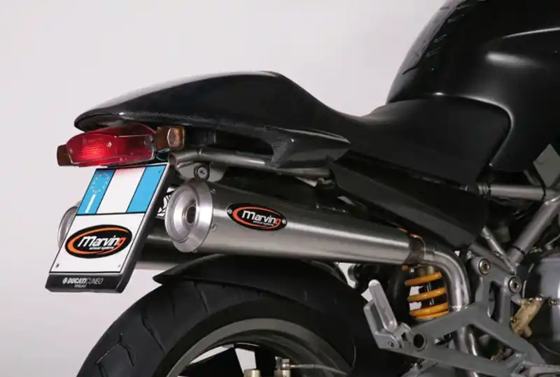 Populaire Marving 2 silencieux coniques inox haut pour Ducati Monster 600