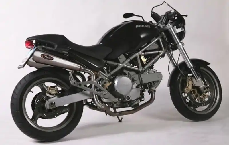 Commander Vite Marving 2 silencieux coniques inox style haut pour Ducati Monster S4