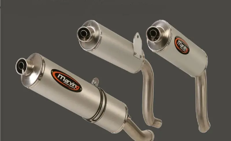 Dernier Modèle Marving 2 silencieux Superline ovale alu pour Ducati 998S