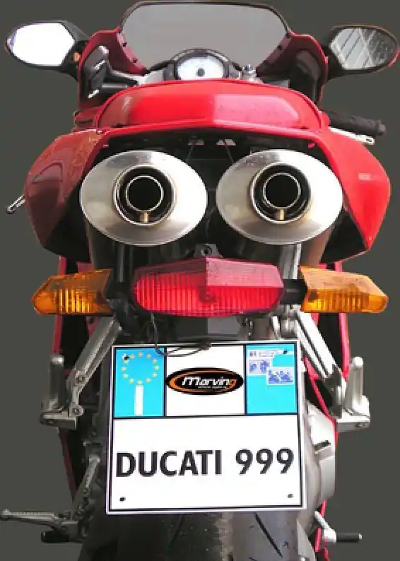 Silencieux Marving Superline carbone pour Ducati 749 749S 749R Pas Cher