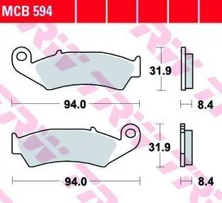 Meilleur Prix Plaquettes AR pour Honda VFR750 1988-1993