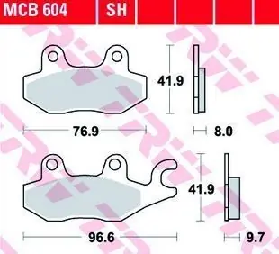Meilleur Choix Plaquettes AR pour Triumph 1200 Daytona 1993-1997