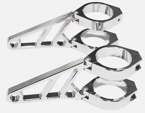 Supports de phare 35-37 mm chromés Nouveauté