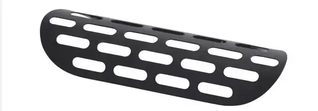 Populaire Bouclier thermique d'échappement noir 23 cm