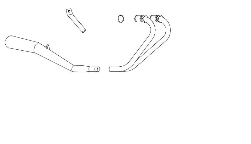 Soldes Motad ligne 2/1 pour Yamaha XS 360 1977 1Ua / 4GS