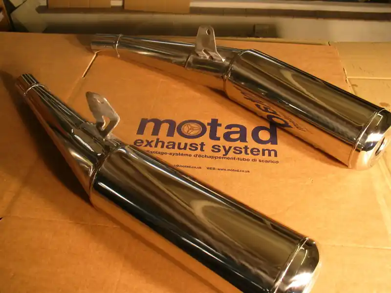 Super Prix Motad 2 silencieux M-Rta inox poli pour FJ1100 84/85