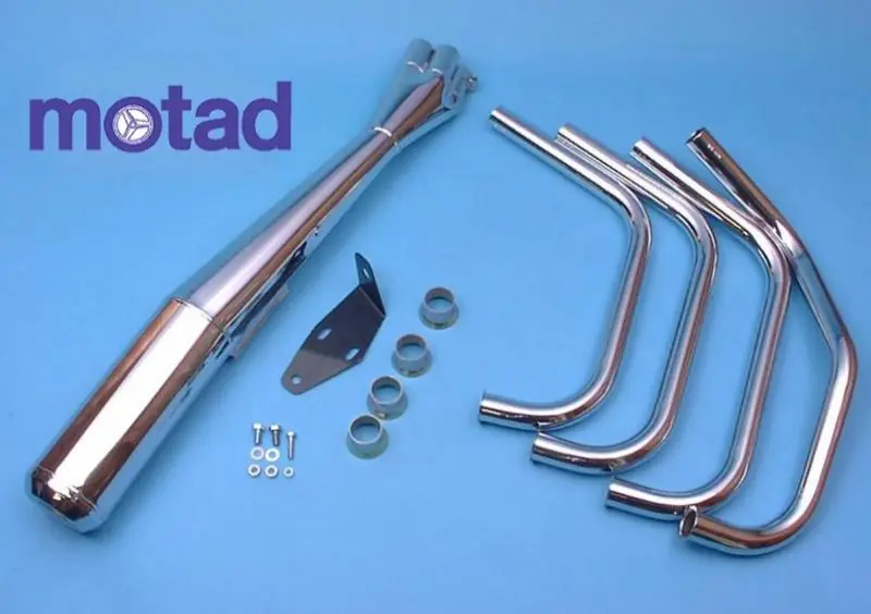 Ligne 4 en 1 Motad pour Kawasaki Z 400F 1983/84 Satisfait Ou Remboursé