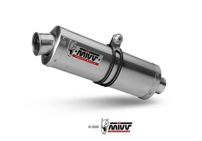 MIVV Silencieux ovale inox brossé pour Honda CBF600 2008/2010 Paiement Sécurisé