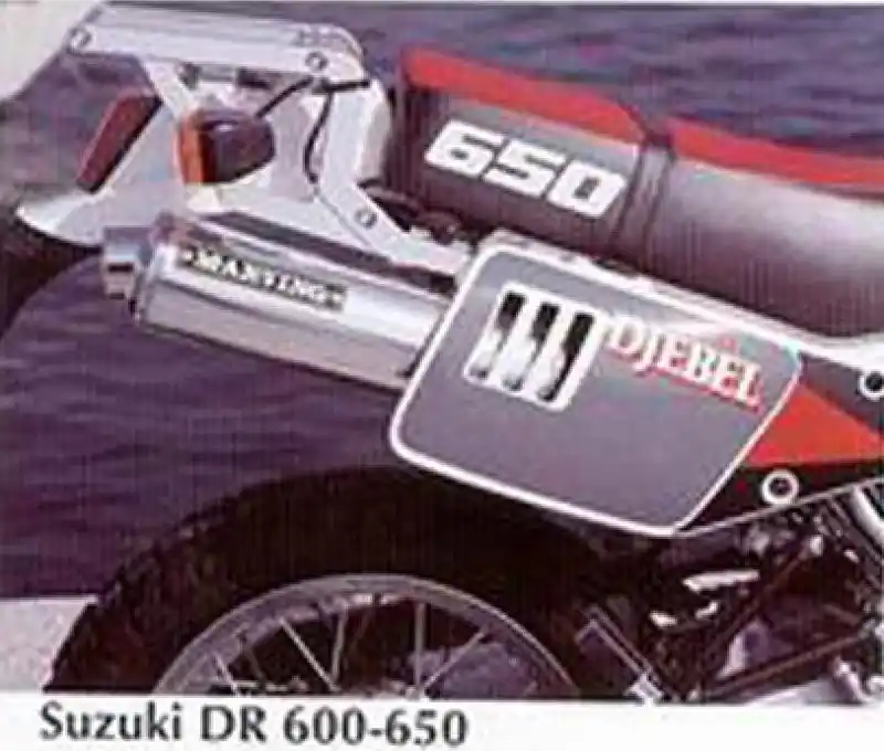 Commande En Gros Marving silencieux chrome / alu pour DR650R ( Djebel ) SP41A