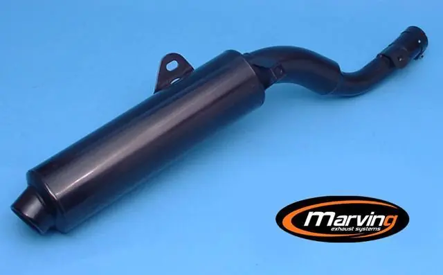 Usine Directe Silencieux Marving vernis noir pour XT 600 et TENERE