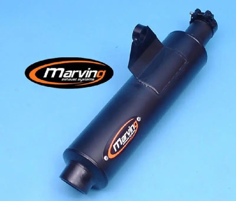 Livraison Express Marving silencieux chromé noir pour Suzuki GSF 400 Bandit 1990/1994