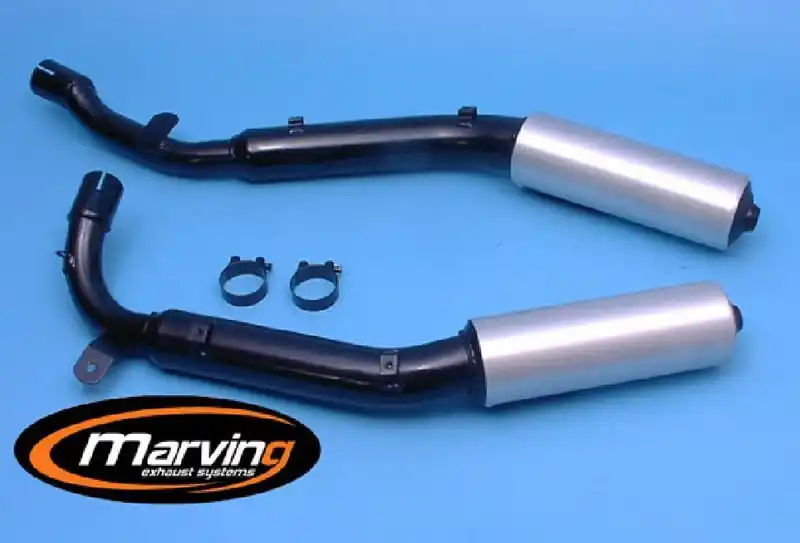 Paire de silencieux Marving pour Honda XLV750R Dernière Chance