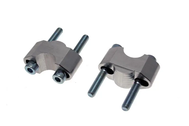 Rehausses de pontets universelles +15mm Alloy Ultima aluminium guidons Ø22mm Dernier Modèle