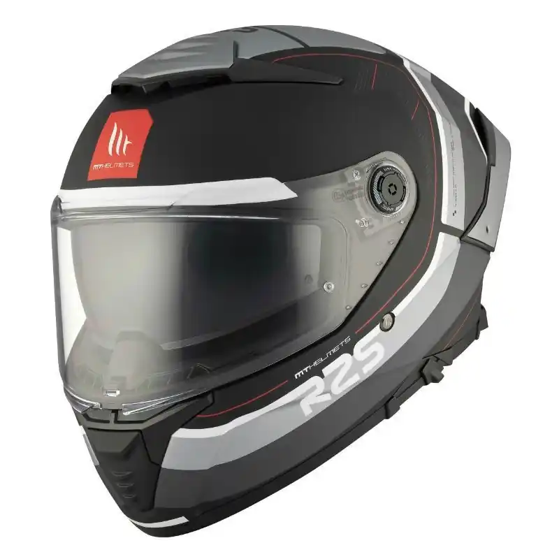 Marque Casque MT THUNDER Noir Gris Mat XS – 53/54 cm