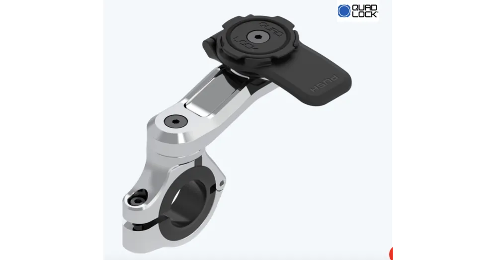 Support de montage guidon QUAD LOCK Pro Chrome Prix Réduit