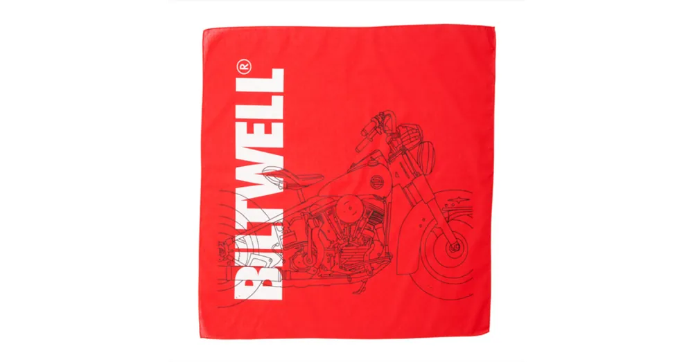 Expédié Aujourd&rsquo;hui Bandana rouge pan- BILTWELL