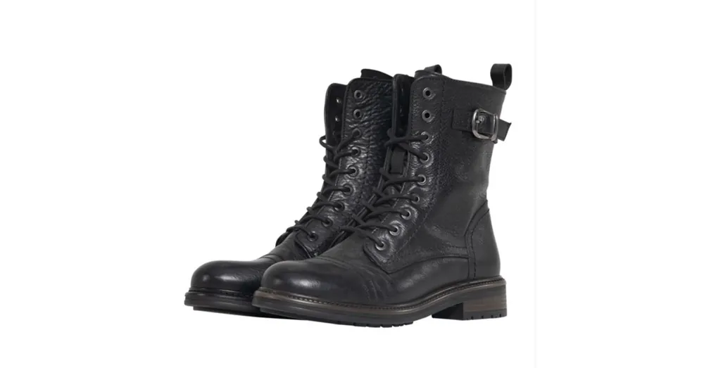 Chaussures hautes femme noires- John Doe 36 Prix Promo