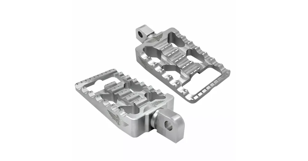 Repose-Pieds Pilote Heinz Bikes MX V1 Argent Softail M8 Acheter En Ligne