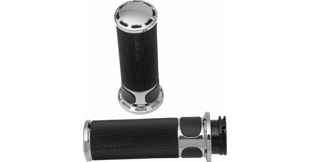Quantité Limitée Poignées Arlen Ness Slot Track Chromé Shovel Dyna Softail Sportster Touring