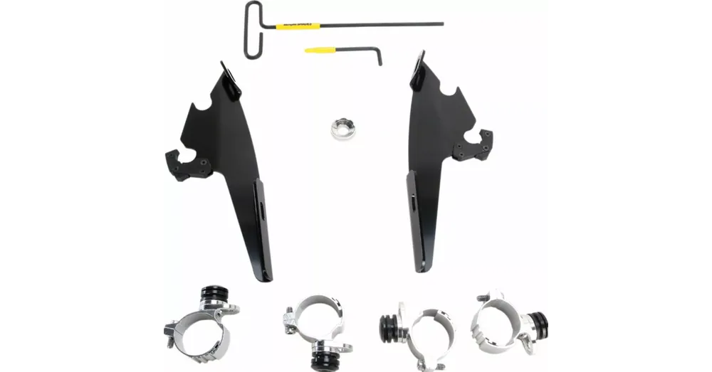 Kit Fixations Détachable Memphis Shades Noir Sportster XL883 L, XL1200 T Prix Promo