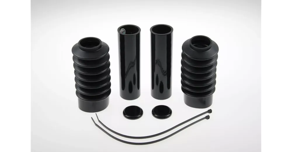 Kit Caches Tubes de Fourche 6 Pièces Cult Werk Noir Brillant Sportster XL Forty-Eight Paiement Sécurisé