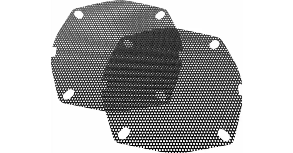 Usine Directe Grilles de Haut-Parleurs Avant de Remplacement Hogtunes Noir Touring Electra Glide, Street Glide 96/13