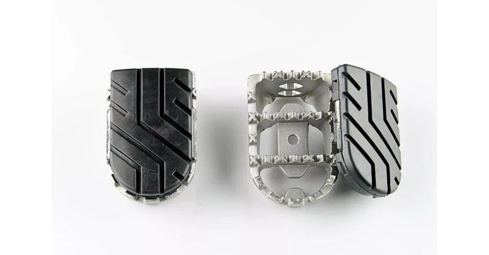 Super Prix Kit Repose-Pieds Passager SW-MOTECH ION Argent/Noir Pan America