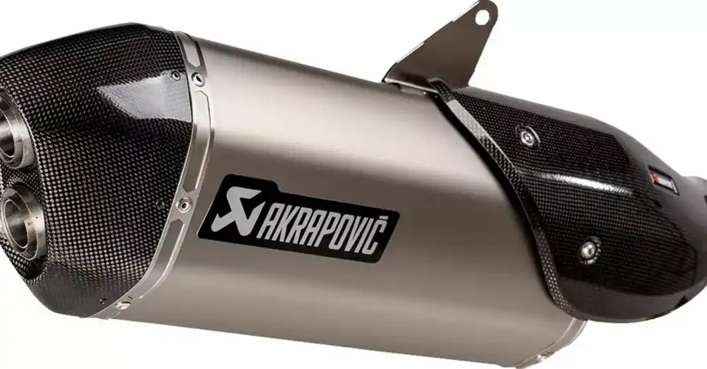 Dernier Modèle Silencieux Echappement Akrapovic Titane / Fibre de Carbone 1250 Pan America