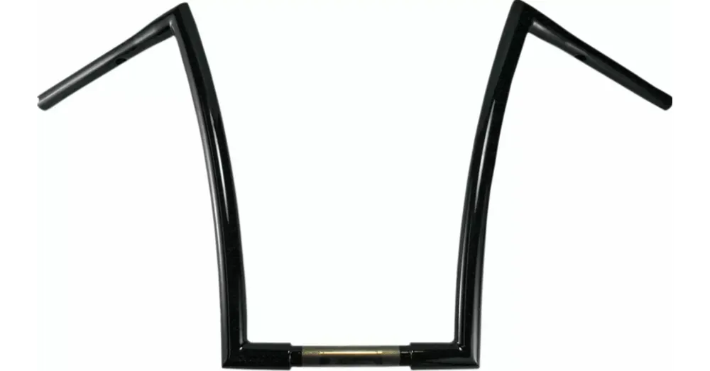 Remise Guidon Todd&rsquo;s Cycle Strip Ø 1-1/4&Prime; / H. 17&Prime; Noir Brillant