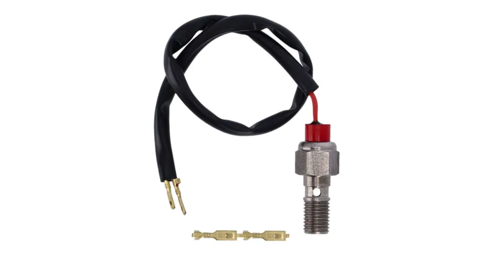 Expédié Aujourd&rsquo;hui Contacteur de Feu Stop Goodridge Acier Inoxydable M10 x 1.25