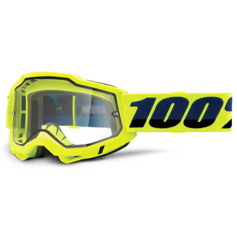 Offre Limitée Masque Cross ACCURI 2 ENDURO MOTO Jaune Fluo – Ecran Clair