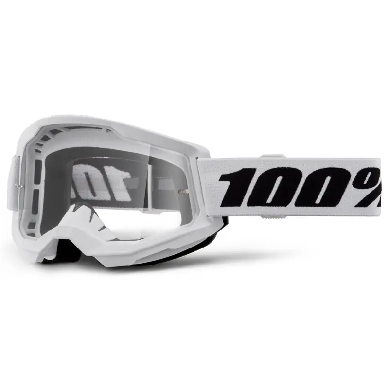Masque Cross STRATA 2 Blanc- Ecran Clair Marque