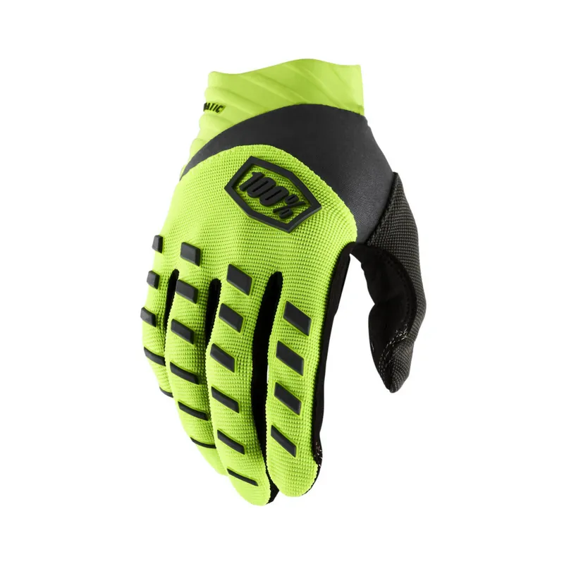 Achat Immédiat Gants Cross 100% Enfant AIRMATIC Jaune Fluo/Noir