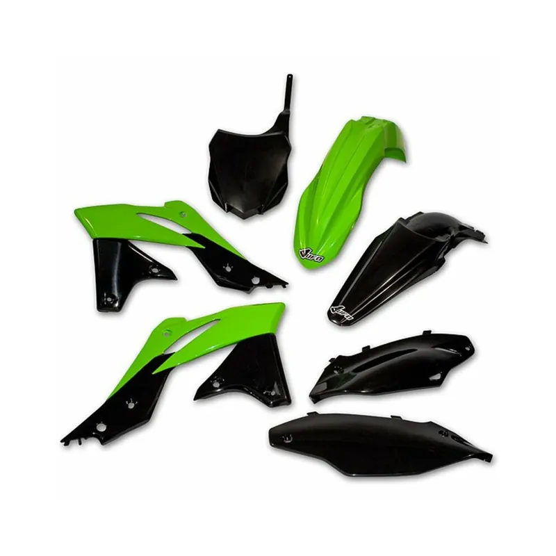 Kit plastique UFO couleur origine (2013) vert/noir Kawasaki KX250F Promotion