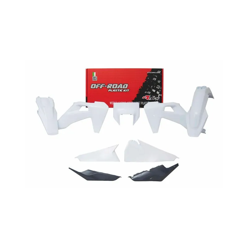 Kit plastique RACETECH blanc/gris anthracite Husqvarna TE/FE Acheter En Ligne