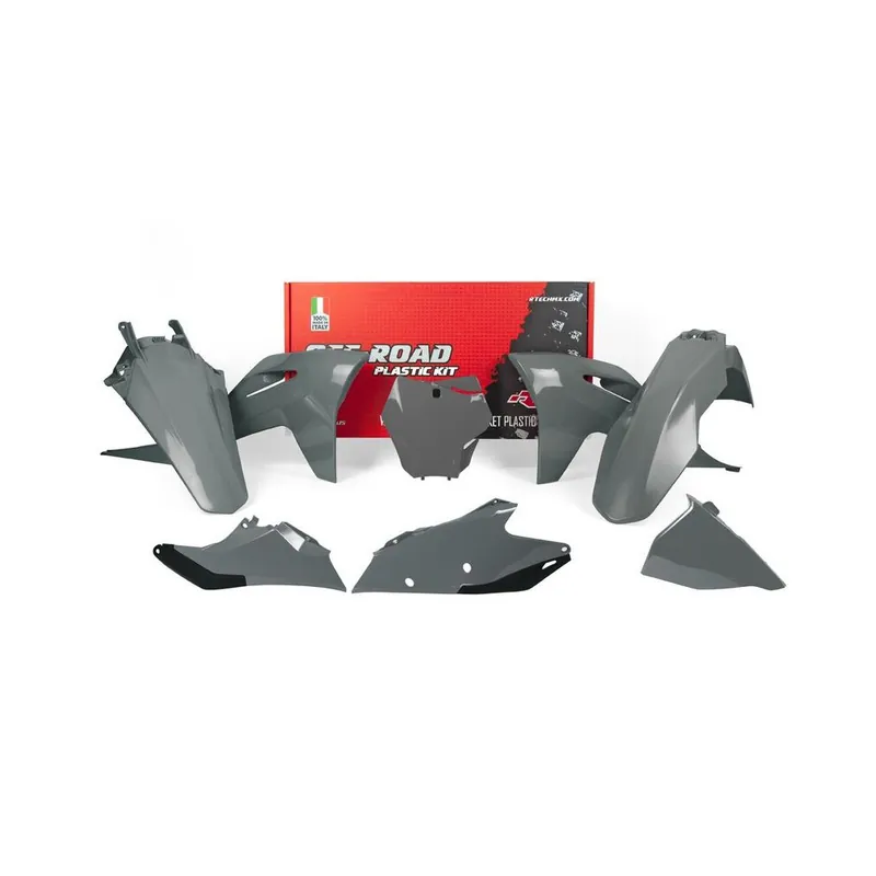 Prix Réduit Kit plastiques RACETECH – Quantum Grey Gas Gas