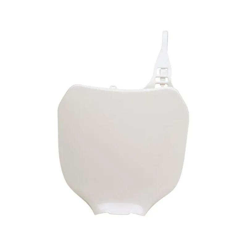 Dernier Modèle Plaque numéro frontale RACETECH blanc Yamaha