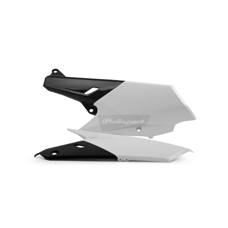 Soldes Plaques latérales POLISPORT – couleur origine blanc/noir