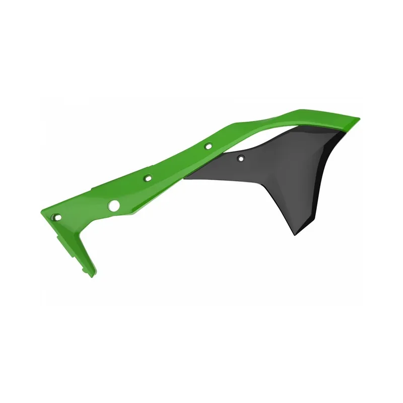 Paiement Sécurisé Ouïes de radiateur POLISPORT couleur origine 17 vert/noir Kawasaki KX250F