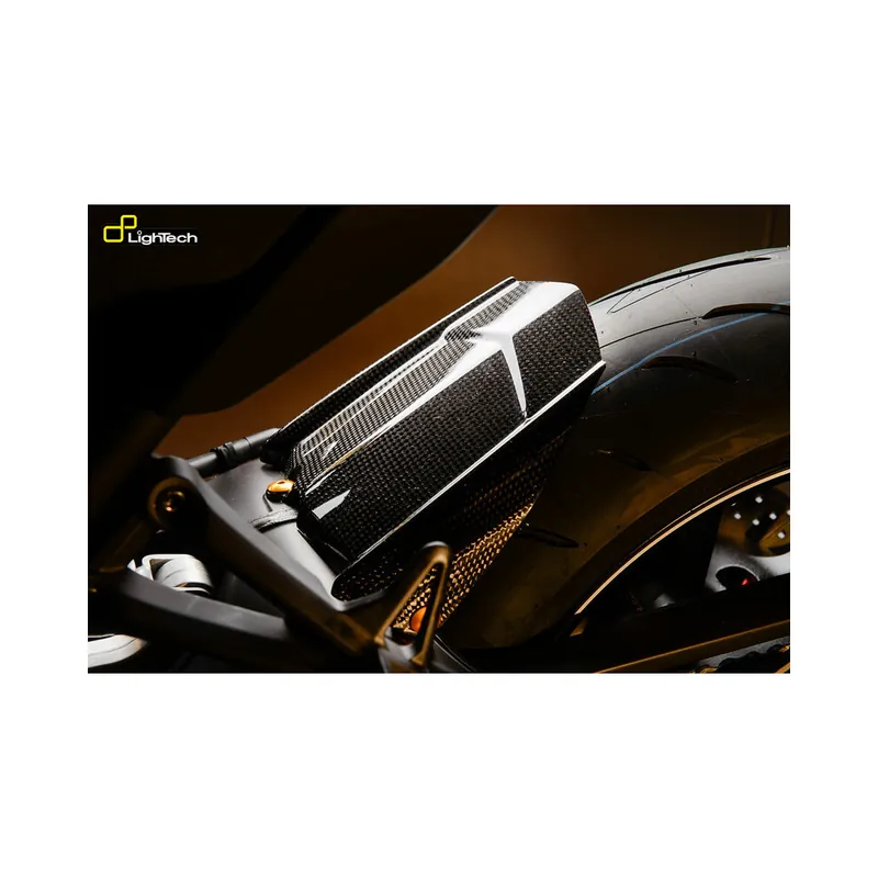 Populaire Garde boue arrière LIGHTECH carbone brillant Yamaha Mt-09
