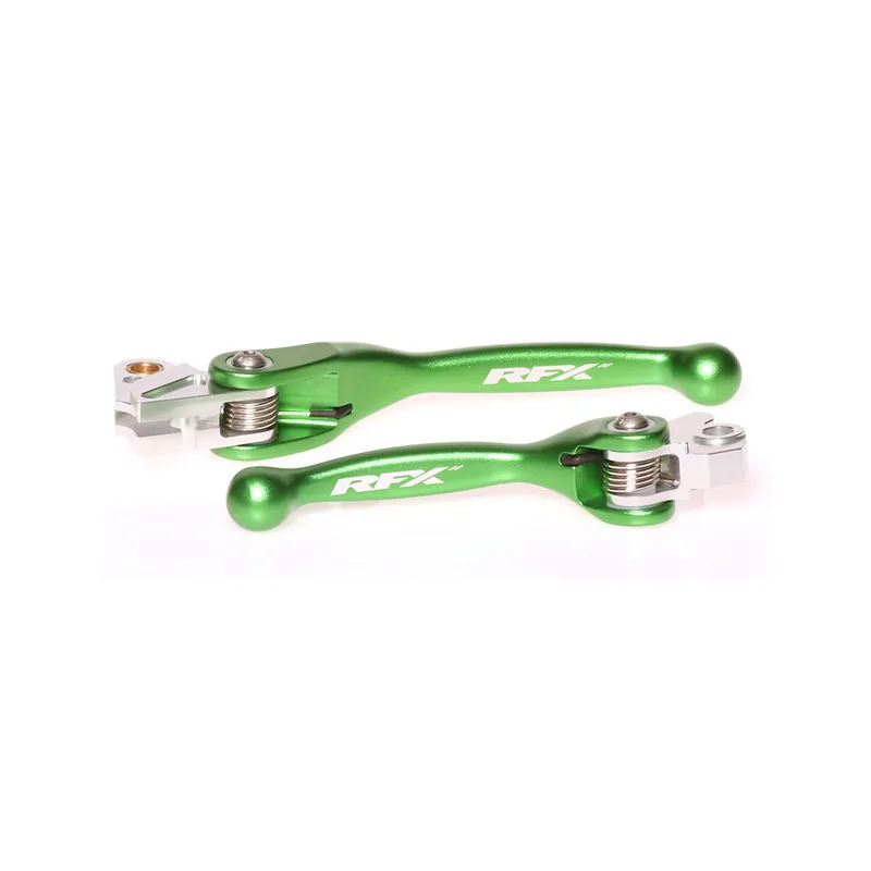 Quantité Limitée Ensemble de leviers flexibles forgés RFX Race (Vert)