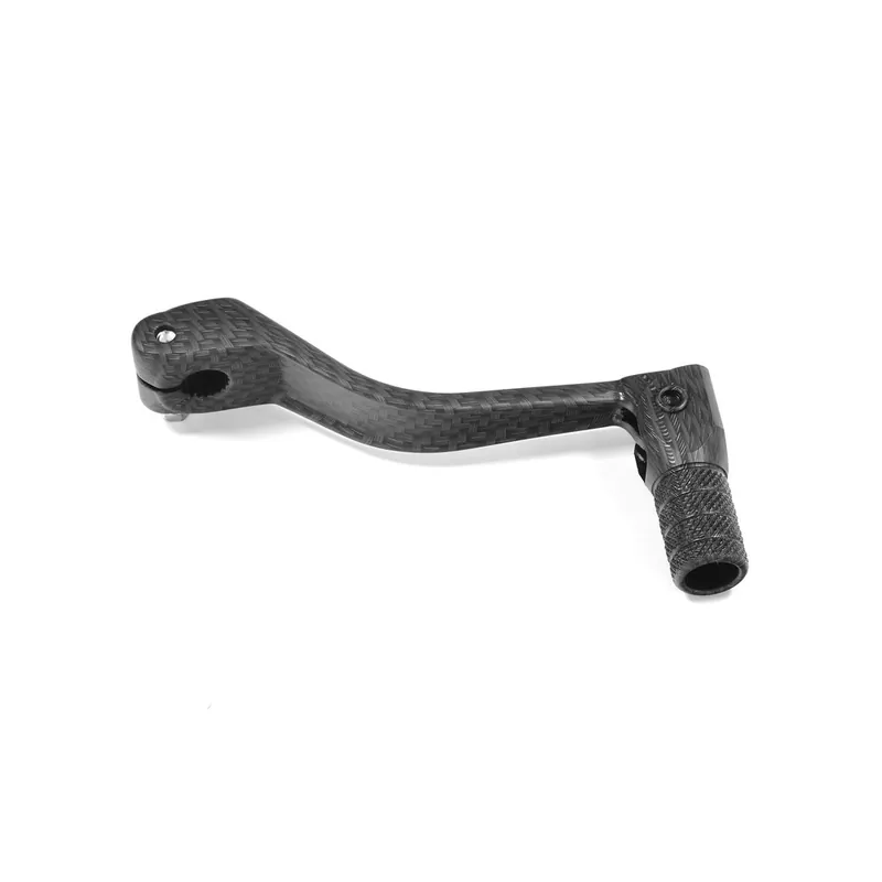 Sélecteur de vitesse V PARTS alu texture carbone Derbi Super Prix