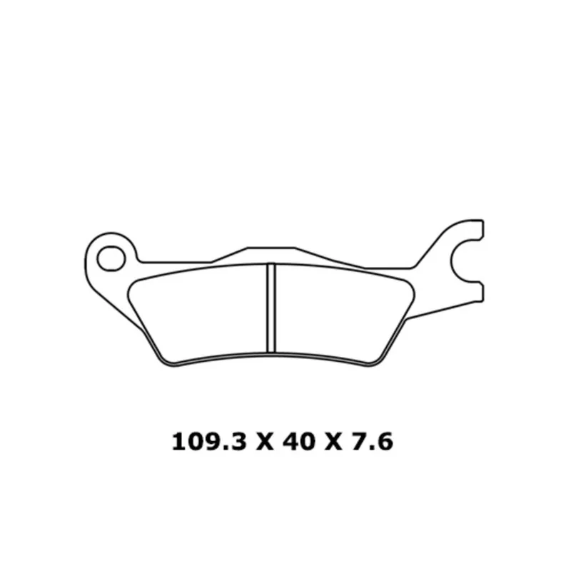 Seulement Aujourd&rsquo;hui Plaquettes de frein CL BRAKES route métal fritté – 1258A3+